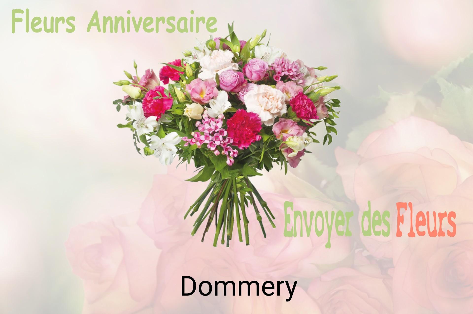 Bouquet de fleurs d’anniversaire livré à Dommery