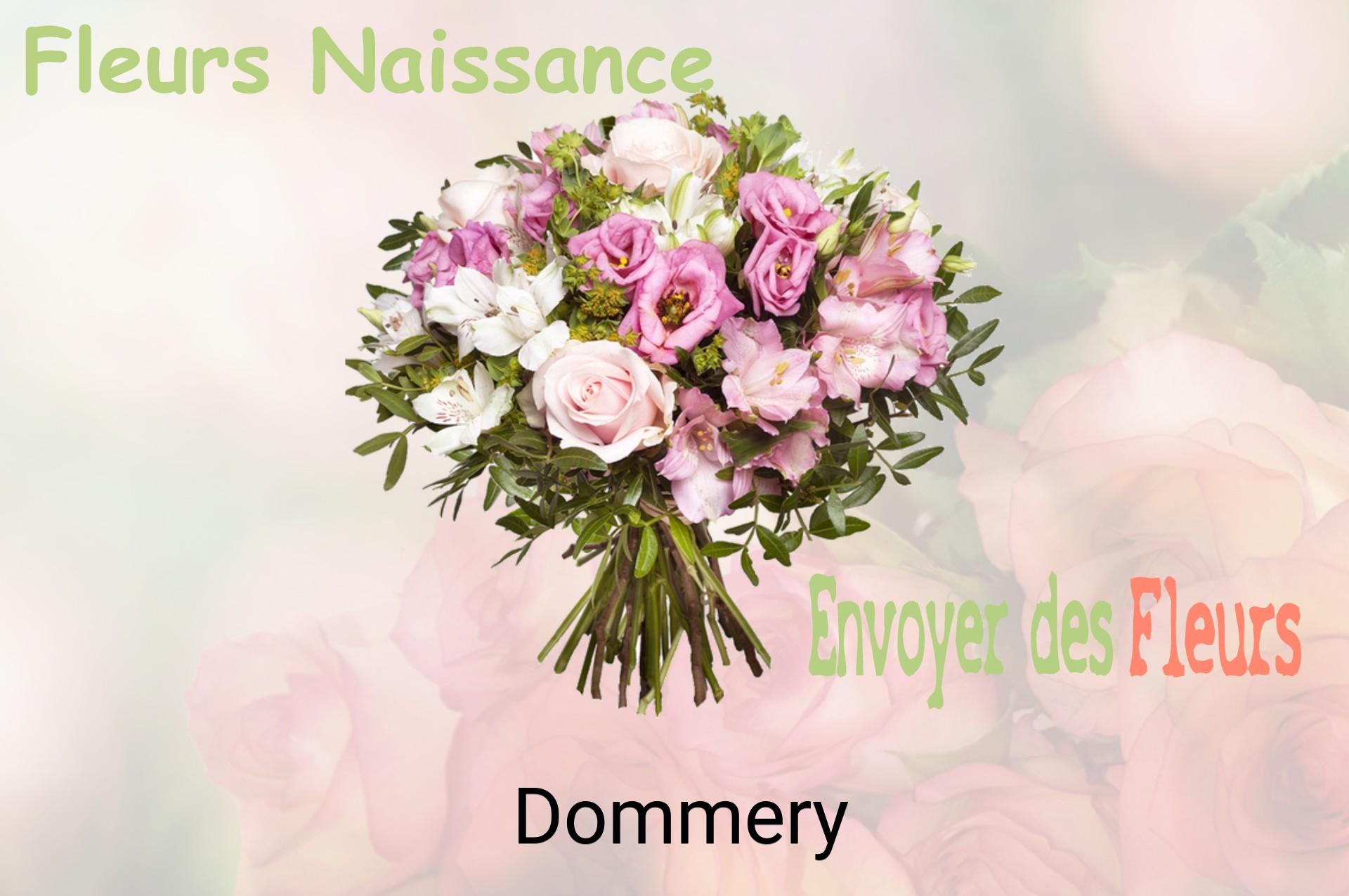 Bouquet de fleurs de naissance livré à Dommery